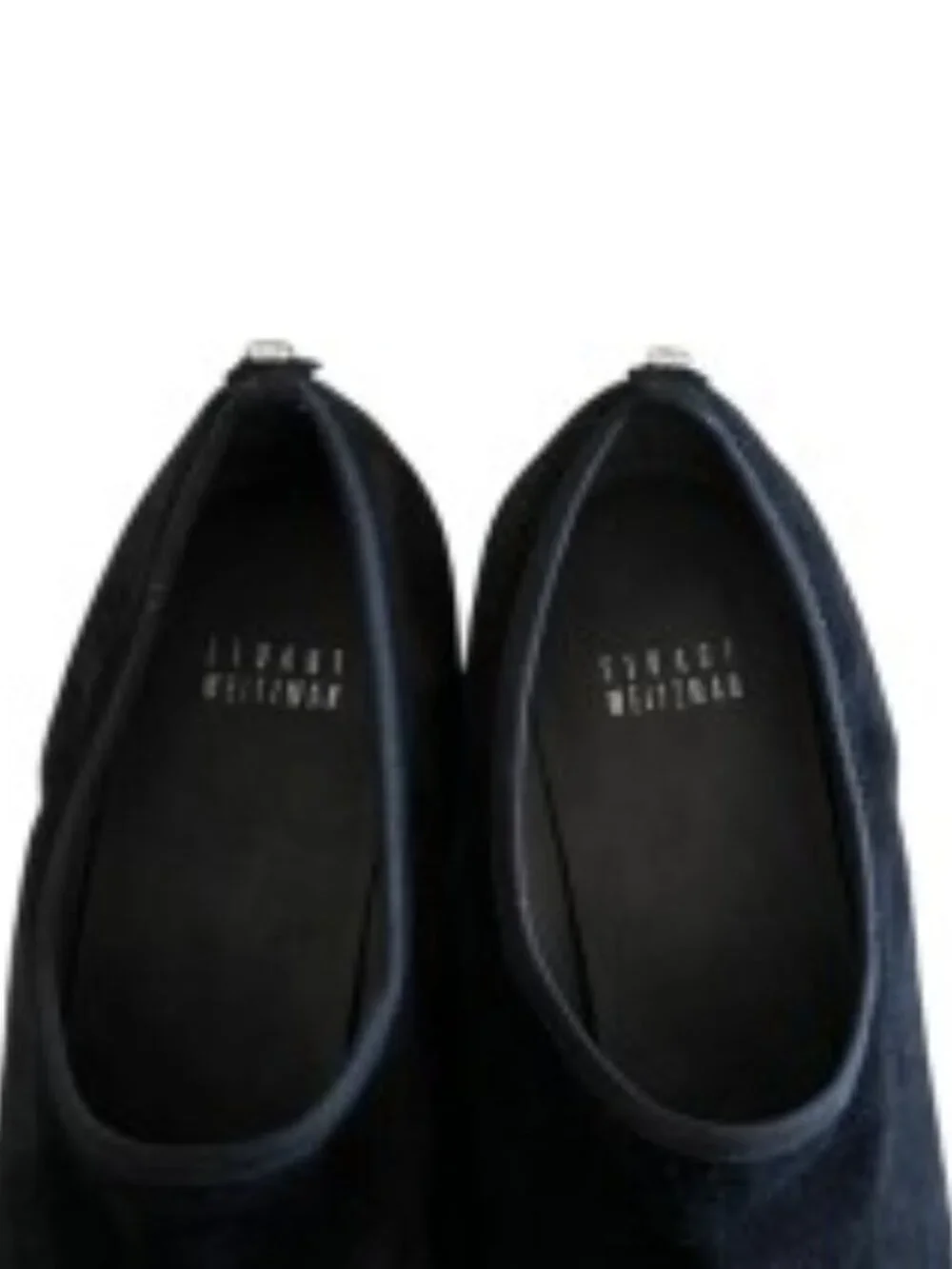 Stuart Weitzman Black Suede Covered Wedge Shoe 9